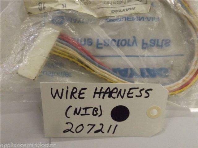 Maytag Washer 207211 Wire Harness NEW IN BOX Maytag Washer 207211 Wire Harness NEW IN BOX